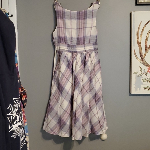 EUC Converse One Star Boho Punk Plaid Dress - Picture 4 of 5